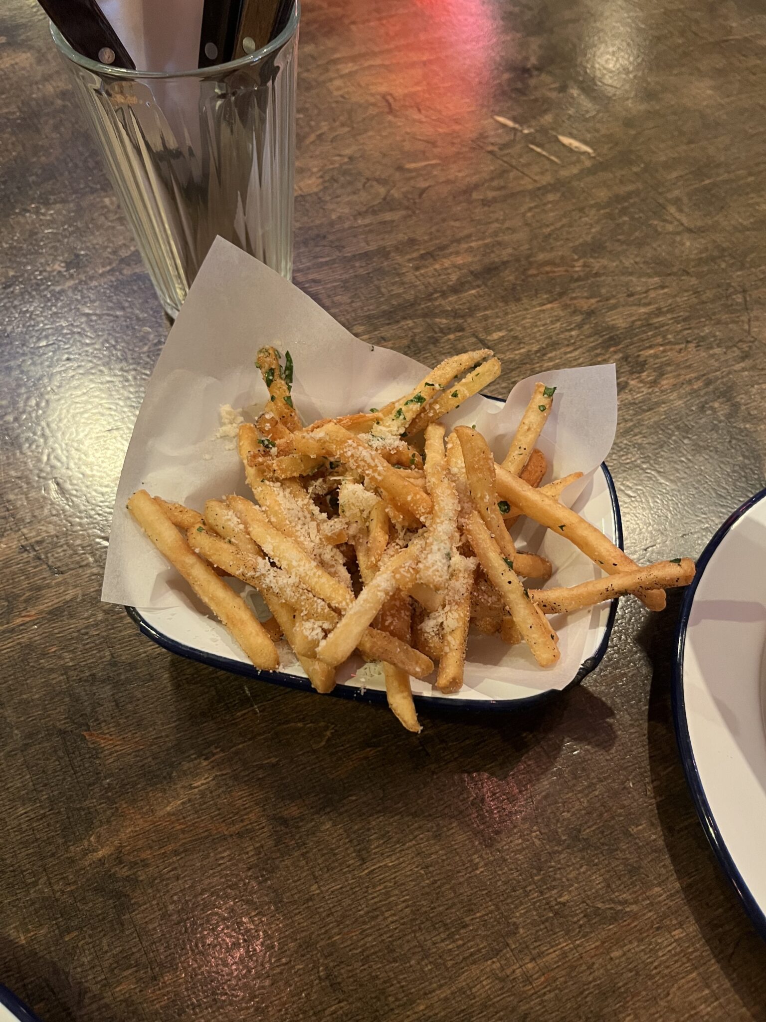 burgerlab french fries with parmesan